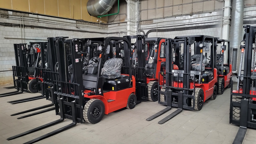 Тест-драйв складской техники на нашем складе в Коврове