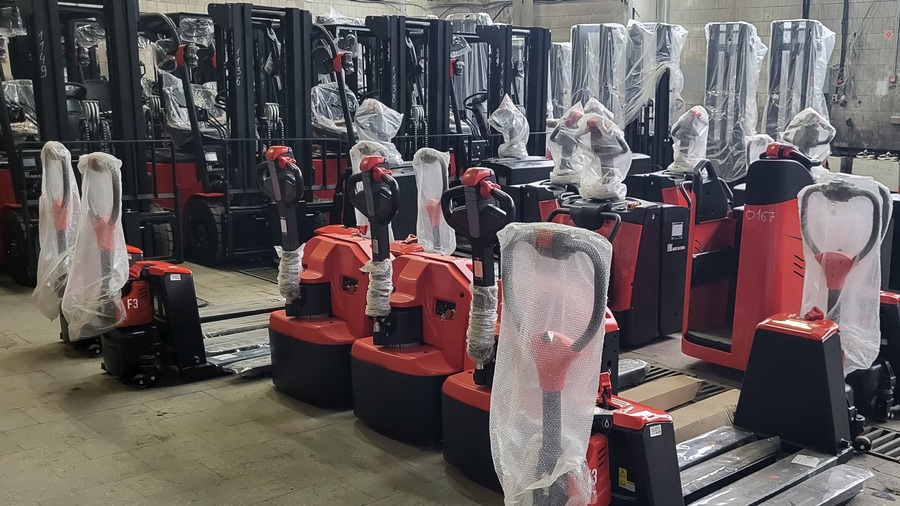 Тест-драйв складской техники на нашем складе в Коврове