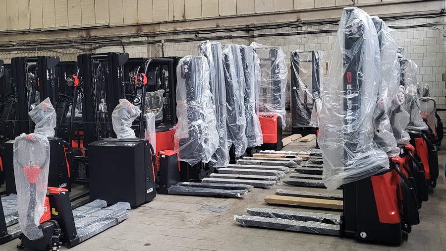 Тест-драйв складской техники на нашем складе в Коврове