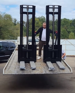 Тест-драйв складской техники на нашем складе в Коврове